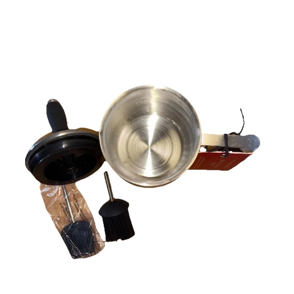 Williams Sonoma Stainless Steel Basting Set with Brushes